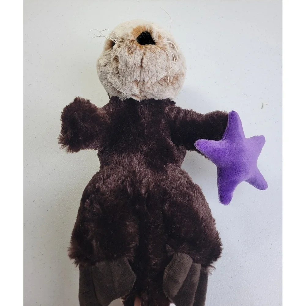 Sea Otter Aurora Destination Nation Plush‎ Starfish Brown Stuffed Animal Toy 15
